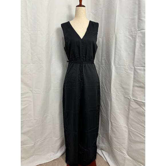NWT Ettitude Sateen Jumpsuit - Onyx - Picture 1 of 7